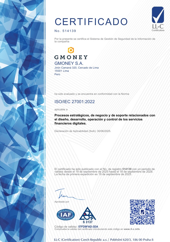 certificado iso panda